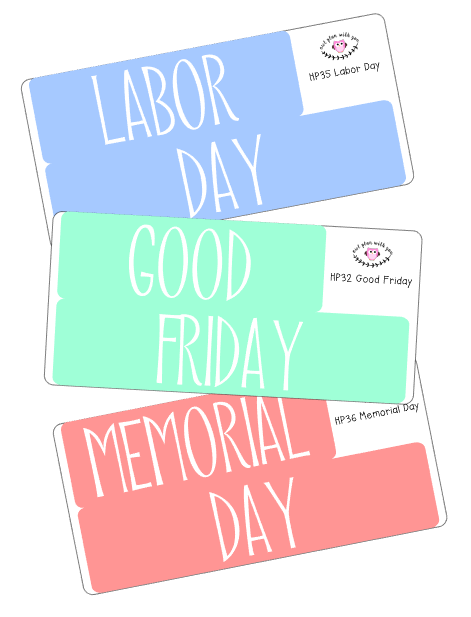 Happy Planner Full Day Covers