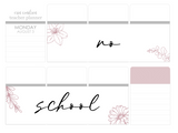 WF19 || Wildflower No School Full Day Stickers