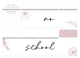 WF19 || Wildflower No School Full Day Stickers