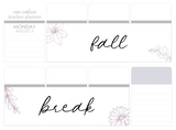 WF10 || Wildflower Fall Break Full Day Stickers