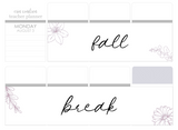 WF10 || Wildflower Fall Break Full Day Stickers