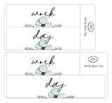 WF30 || Wildflower Work Day Full Day Stickers