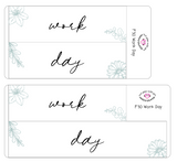 F30 || Floral Work Day Full Day Stickers