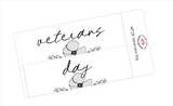 WF28 || Wildflower Veterans Day Full Day Stickers