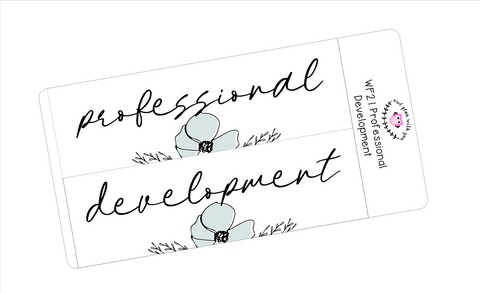 WF21 || Wildflower Professional Development Full Day Stickers