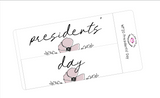 WF20 || Wildflower Presidents' Day Full Day Stickers