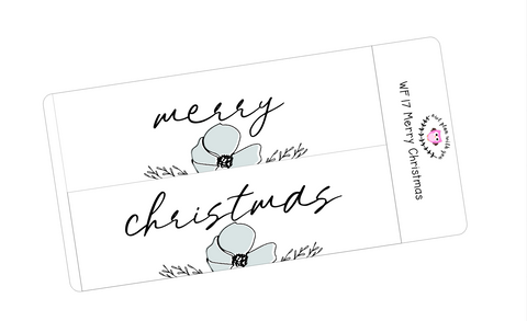 WF17 || Wildflower Merry Christmas Full Day Stickers