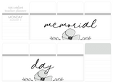WF16 || Wildflower Memorial Day Full Day Stickers