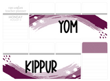 PR31 || Painted Rainbow Yom Kippur Full Day Stickers