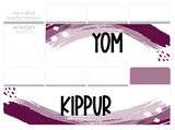 PR31 || Painted Rainbow Yom Kippur Full Day Stickers