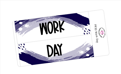 PR30 || Painted Rainbow Work Day Full Day Stickers