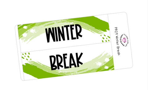 PR29 || Painted Rainbow Winter Break Full Day Stickers