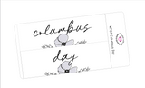 WF07 || Wildflower Columbus/Indigenous Peoples Day Full Day Sticker