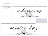WF07 || Wildflower Columbus/Indigenous Peoples Day Full Day Sticker