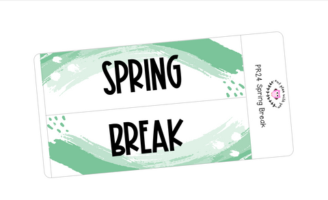 PR24 || Painted Rainbow Spring Break Full Day Stickers