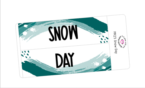 PR23 || Painted Rainbow Snow Day Full Day Stickers