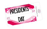 PR20 || Painted Rainbow Presidents' Day Full Day Stickers