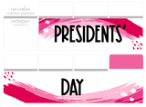 PR20 || Painted Rainbow Presidents' Day Full Day Stickers