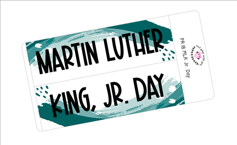 PR18 || Painted Rainbow MLK Jr. Day Full Day Stickers