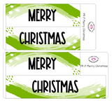 PR17 || Painted Rainbow Merry Christmas Full Day Stickers