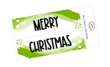 PR17 || Painted Rainbow Merry Christmas Full Day Stickers