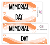 PR16 || Painted Rainbow Memorial Day Full Day Stickers