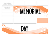 PR16 || Painted Rainbow Memorial Day Full Day Stickers