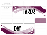 PR15 || Painted Rainbow Labor Day Full Day Stickers