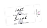 WF10 || Wildflower Fall Break Full Day Stickers