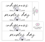 WF07 || Wildflower Columbus/Indigenous Peoples Day Full Day Sticker