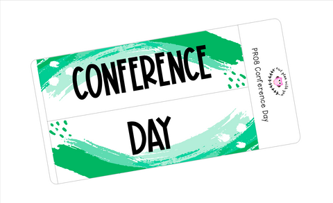 PR08 || Painted Rainbow Conference Day Full Day Stickers
