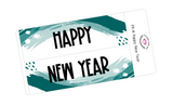 PR14 || Painted Rainbow Happy New Year Full Day Stickers