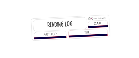 WF34 || Wildflower Reading Log Stickers