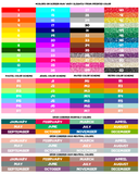 WV01 || Waves Colorful Teacher Planner Header Stickers