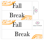 WV10 || Waves Fall Break Full Day Stickers