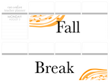 WV10 || Waves Fall Break Full Day Stickers