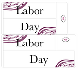 WV15 || Waves Labor Day Full Day Stickers
