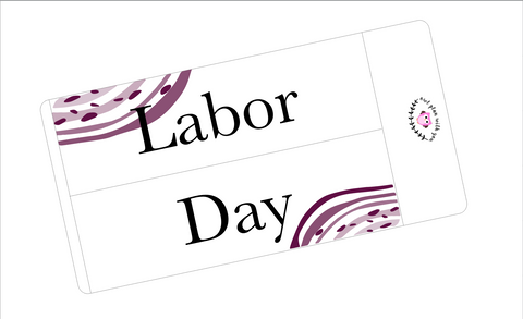 WV15 || Waves Labor Day Full Day Stickers