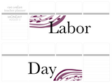 WV15 || Waves Labor Day Full Day Stickers