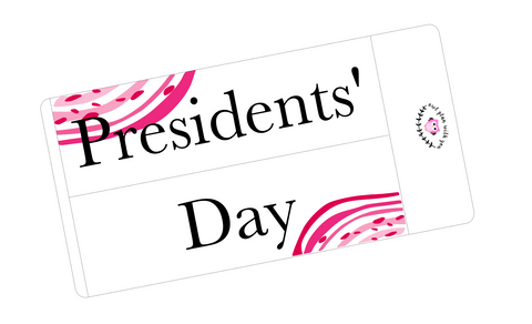 WV20 || Waves Presidents' Day Full Day Stickers