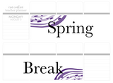 WV24 || Waves Spring Break Full Day Stickers