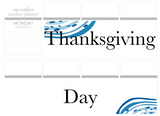 WV27 || Waves Thanksgiving Day Full Day Stickers