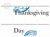 WV27 || Waves Thanksgiving Day Full Day Stickers