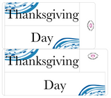 WV27 || Waves Thanksgiving Day Full Day Stickers