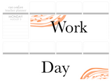 WV30 || Waves Work Day Full Day Stickers