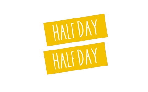 EV13 || Basic Vertical Half Day Full Day Stickers
