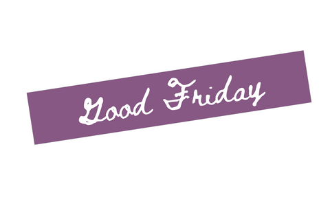 EV12 || Neutral Vertical Good Friday Full Day Stickers