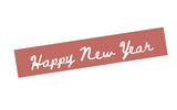 EV14 || Neutral Vertical Happy New Year Full Day Stickers