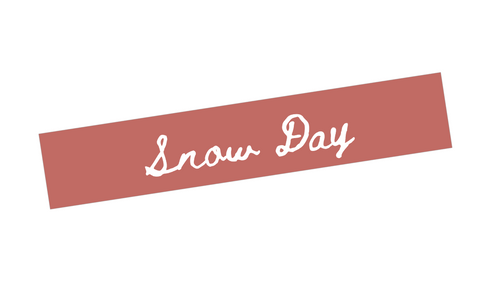 EV23 || Neutral Vertical Snow Day Full Day Stickers