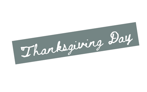 EV27 || Neutral Vertical Thanksgiving Day Full Day Stickers